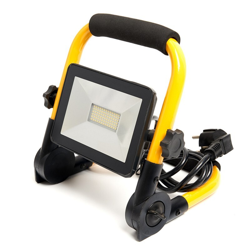 Прожектор переносной. 50W. 6400K. SMD2835. 4000Lm. IP65. LL-513