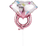 Шар Фольгированный Кольцо бриллиант (Ассорти)