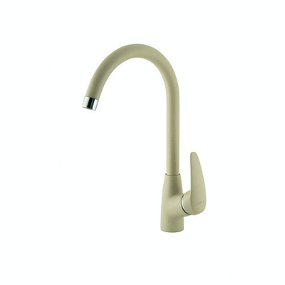 смеситель кухня LEMARK Linara с высоким поворотным изливом, бежевый LM0405PBG