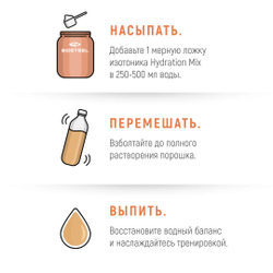 Изотоник Biosteel Hydration Mix Персик-Манго, 140 г, 20 порций