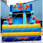 Надувной батут-горка "Подарок" 8*4*6 м