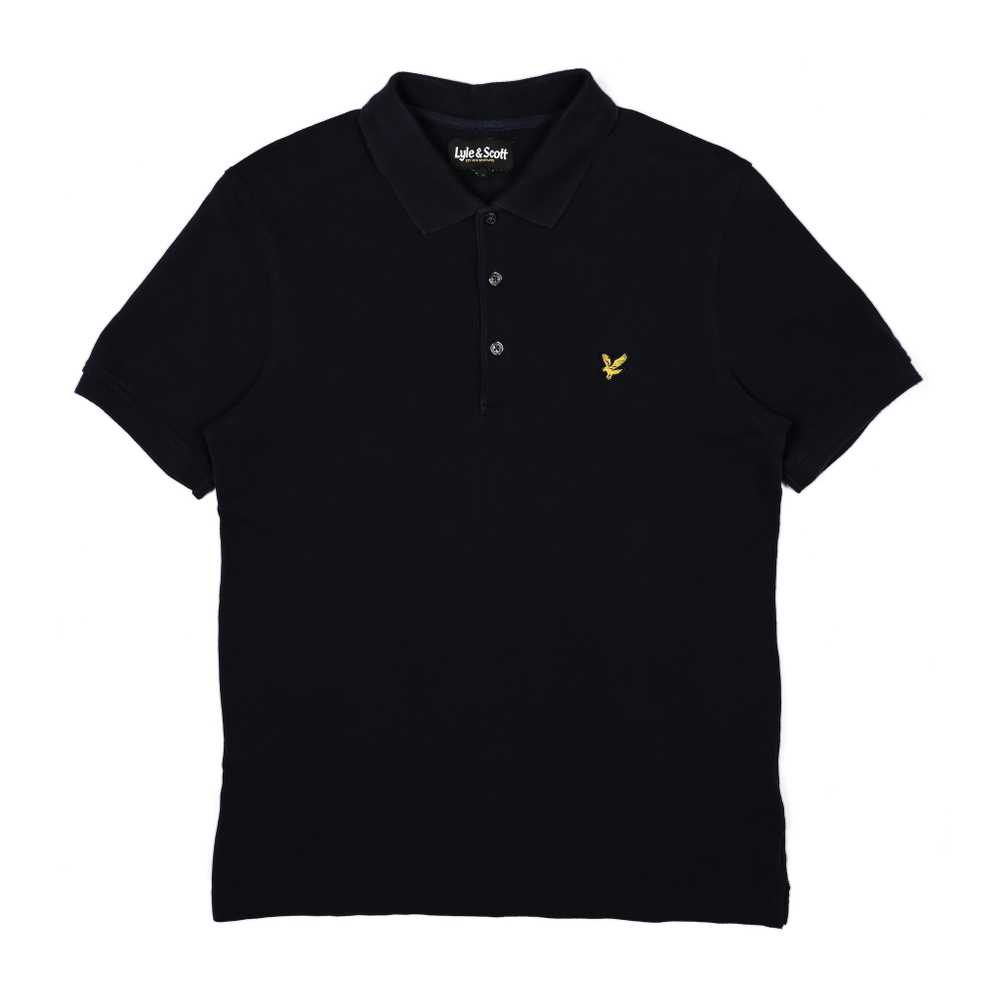 Поло Lyle & Scott темно-синего цвета, S