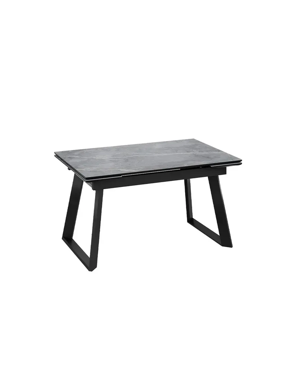 Стол кухонный Черный муар мрамор 140(200)х85х77 см