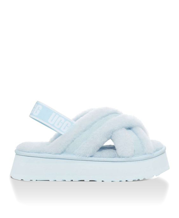 DISCO CROSS SLIDE-blue