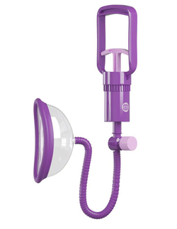 Фиолетовая клиторальная помпа Pleasure Pump