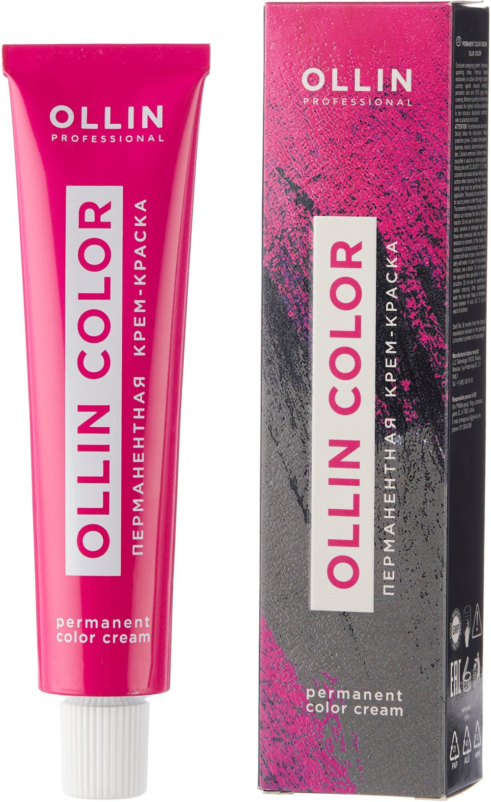 OLLIN COLOR 7/00 русый глубокий 60мл Перманентная крем-краска для волос