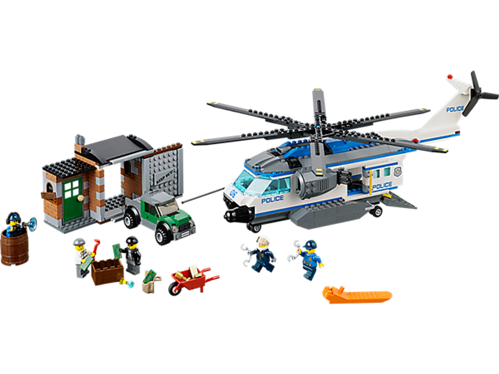 LEGO City: Вертолётный патруль 60046 — Helicopter Surveillance — Лего Сити Город