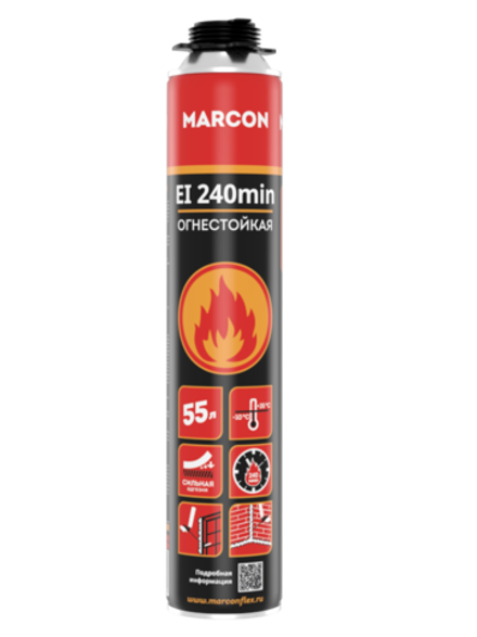 MARCON  Пена монтажная проф. ОГНЕСТОЙКАЯ 55л