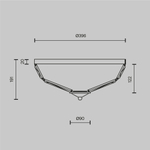 Потолочный светильник Maytoni MOD094CL-04G