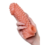 Насадка на фаллос 17,6см с бугорками Kokos Cock Sleeve 004 Size L