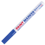 Маркер-краска лаковый (paint marker) 2 мм синий нитро-основа алюминиевый корпус BRAUBERG PROFESSIONAL PLUS (12 штук в упаковке)