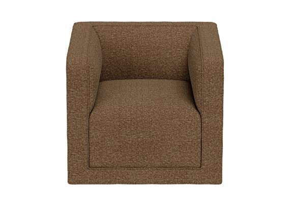 Кресло Cube (коричневый, рогожка)