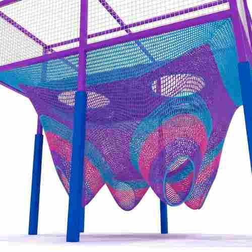 Верёвочный игровой лабиринт «Космическая Вселенная» 3×3×3 м