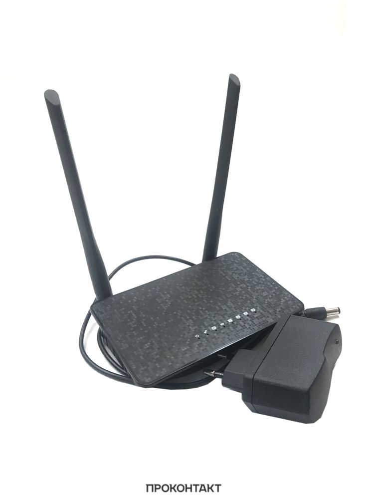 Wi-Fi роутер WD-R608U 300Mbps 2.4 GH 4 порта (черный)
