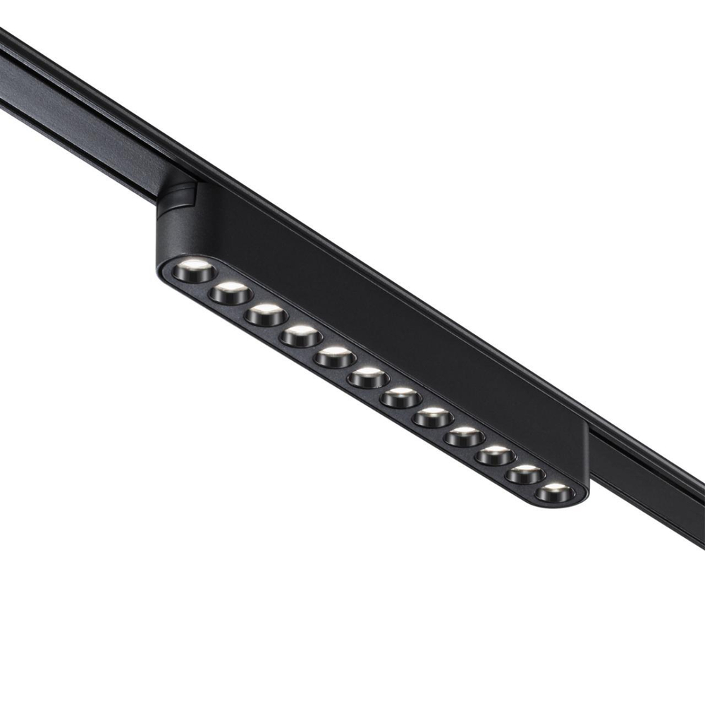 359076 SHINO NT23 000 черный Трековый светильник для низковольтного шинопровода IP20 LED 12W 48V 4000K 1140Лм SMAL