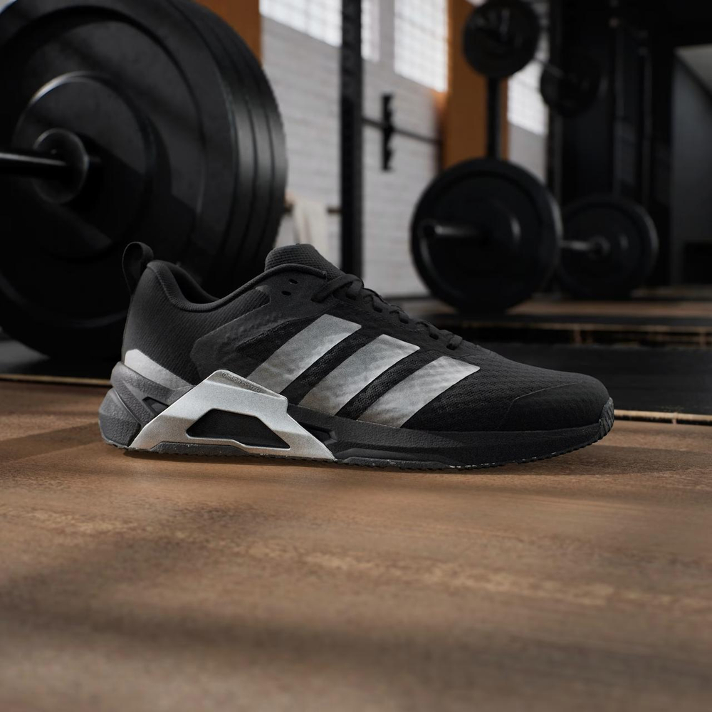 Кроссовки Adidas DROPSET CONTROL (Черно-Серебрянные)