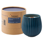 Свеча ароматическая с деревянным фитилём black ink из коллекции edge, синий, 60 ч