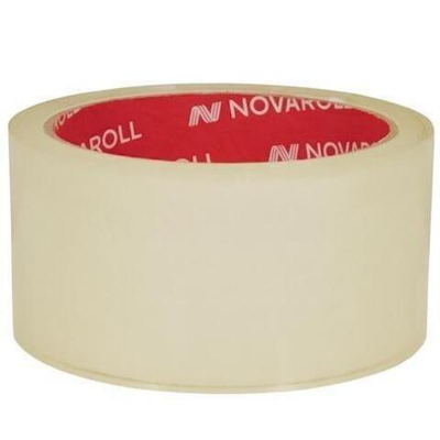 Лента клейкая (38 мкм) 48 мм х 40 м прозрачная "NOVAROLL 202" арт.0120-222Х (6/72 шт.)