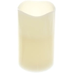 Сувенир с подсветкой «Свеча восковая - Звездная» 7,5*12,5 см - облита воском (работает от батареек 3 ААА)