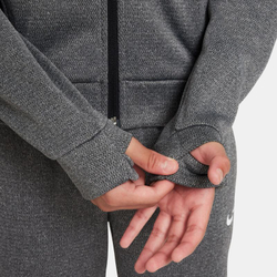 Детская теннисная толстовка Nike Therma-FIT Full-Zip Hoodie - Black