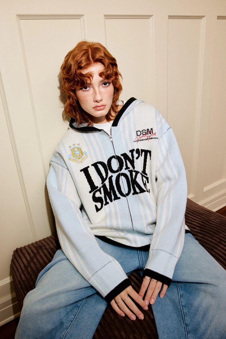 Вязаное худи DONSMOKE "Fan" Knitted Hoodie