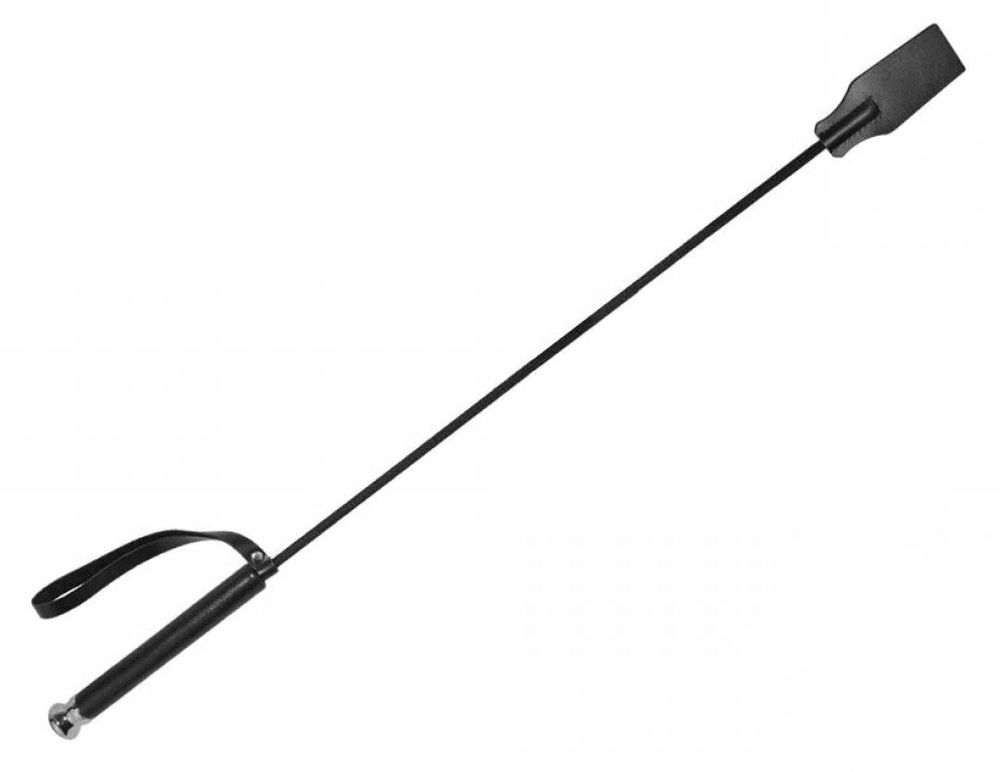 Стек sitabella с кожаной ручкой черный 64 см