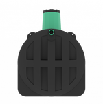 Подземная емкость Мультпласт 3.0 3000 л. горизонтальный (1800x1520x2110см;120кг;черный) - арт.555471