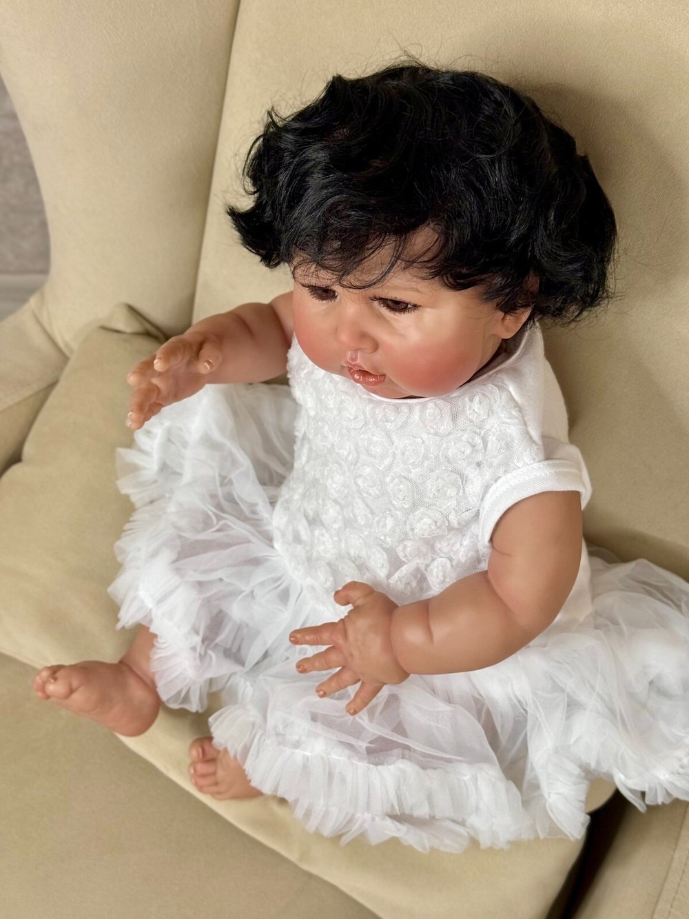 Кукла Реборн мягконабивная 60см (FA-972)