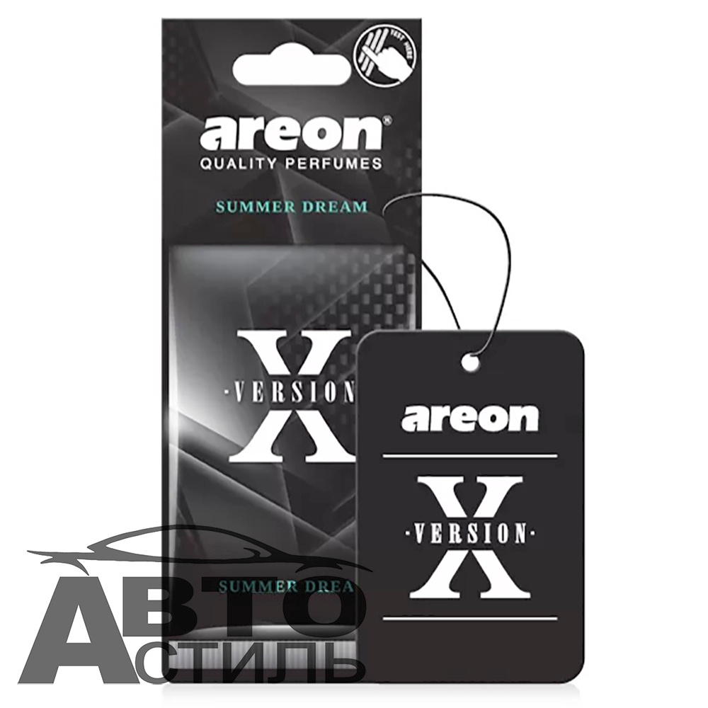 Ароматизатор сухой AREON  Х-ver   Summer Dreams-Black/(Чёрный-Летняя мечта) 704-AXV-009