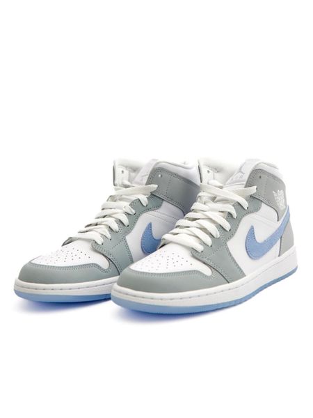 КРОССОВКИ NIKE AIR JORDAN 1 MID WMNS WOLF GREY ALUMINUM