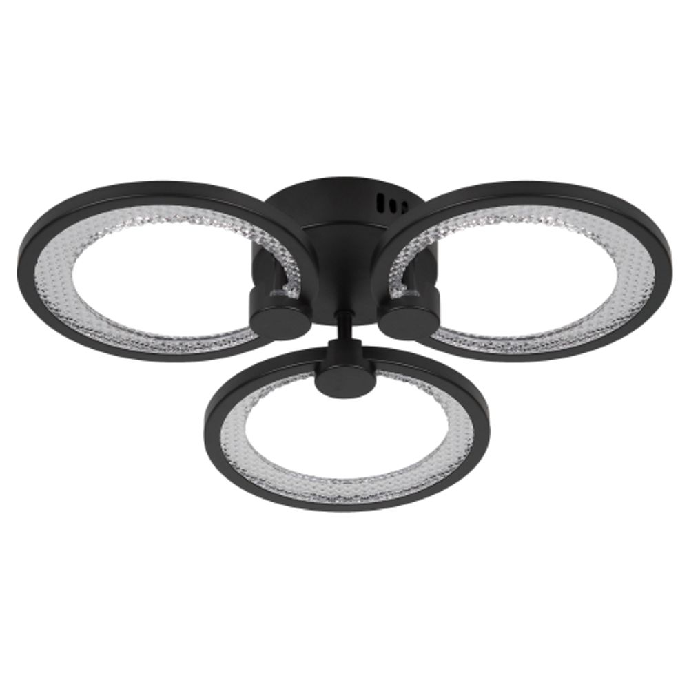 Светильник потолочный светодиодный ЭРА Модерн Odry CLL-1-46W 3K-6,5K RC BK с ДУ черный | Светильники SPB-6 с ДУ