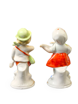 Пара статуэток (миниатюр) "Мальчик и девочка" Германия