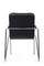 Стул Самба с пластиковыми подлокотниками SMB-03H Хром гальв. Черный