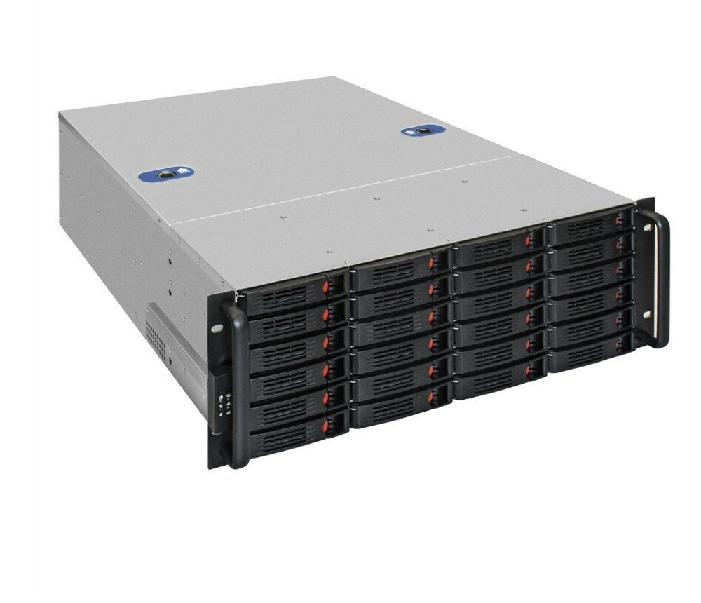 Серверный корпус ExeGate Pro 4U660-HS24/1000RADS, (EX293269RUS), black/silver