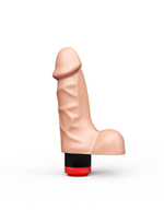 Реалистичный вибратор LOVETOY с мошонкой, телесный, 16,5 см