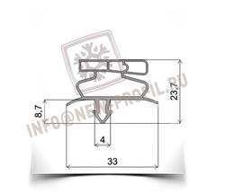 Уплотнительный профиль_019 (тип ТР) для холодильного оборудования.