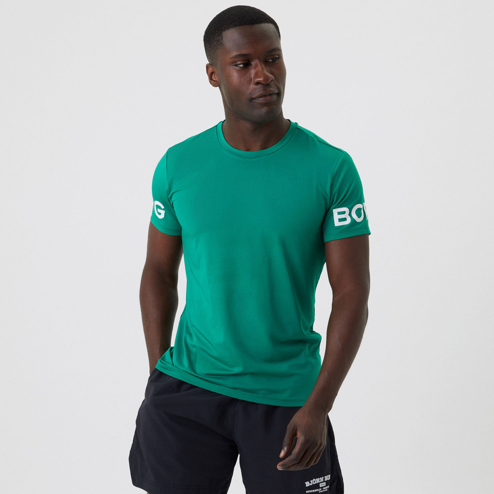 Мужское теннисное поло Björn Borg T-Shirt Men - Green