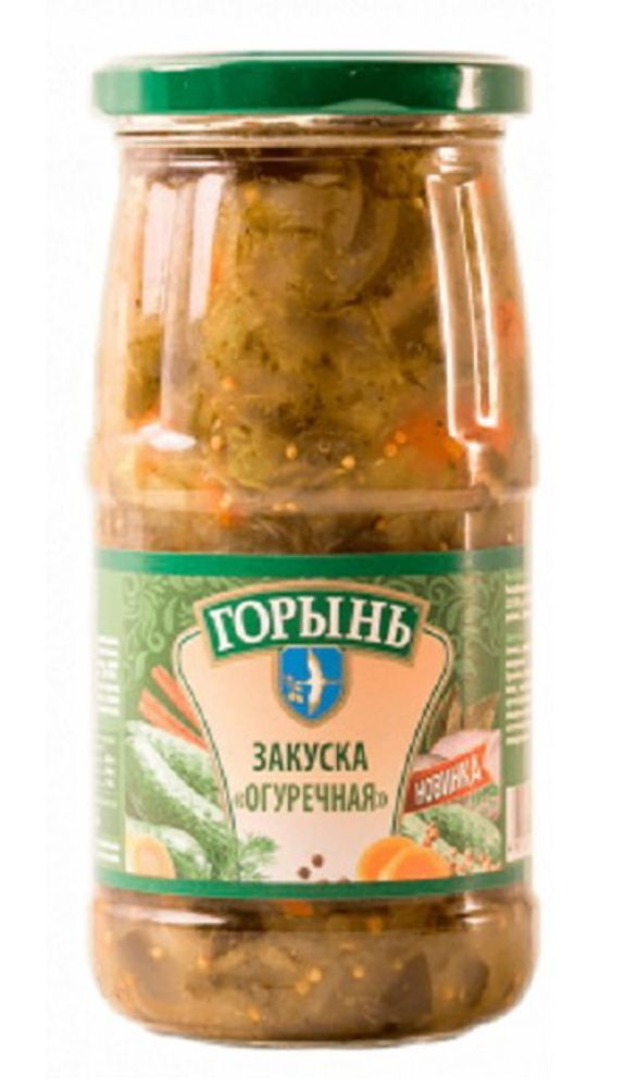 Белорусская закуска огуречная 450г. Горынь - купить с доставкой по Москве и всей России