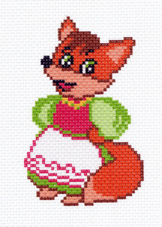 "Лисичка"-0012-канва с рисунком