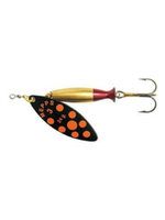 Блесна на щуку вертушка AGLIA LONG HEAVY, 3, Black/Orange