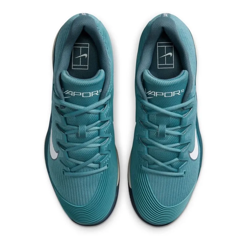 Мужские кроссовки теннисные Nike Zoom Vapor 12 Clay - smokey blue/white light/bone