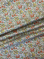 Хлопок Liberty белый с цветочным принтом Tana Lawn™ Cotton - Floral Rebellion
