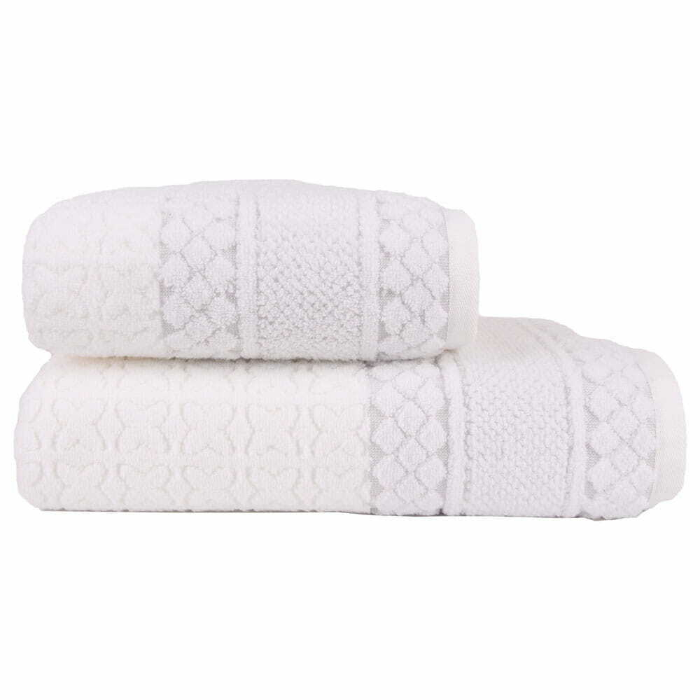 Полотенце 70х140 Arya home Fly белое