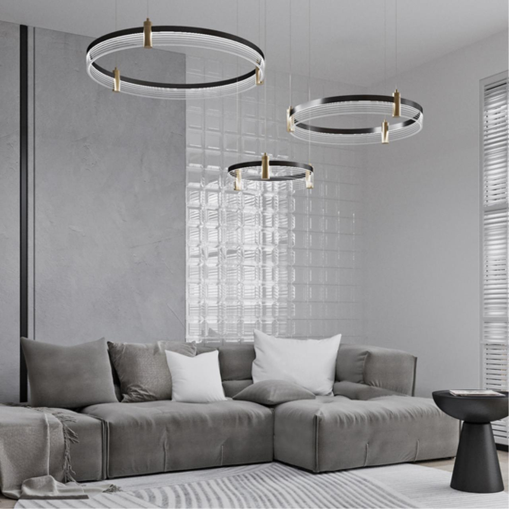 Подвесная светодиодная люстра Arte Lamp MERCURY A2185SP-3BK