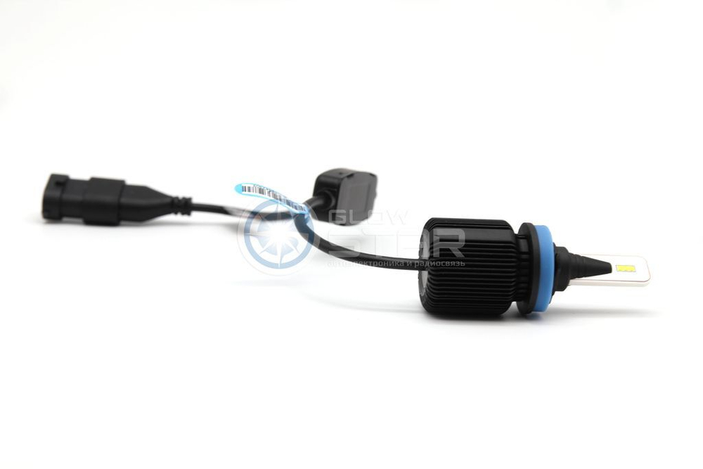 Cветодиодные лампы H8/H9/H11/H16 Sariti J1 Seoul Csp, 5500К, 12V, 25W, EMC (комплект, 2шт)