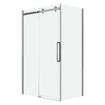 Душевое ограждение Grossman Classic 100.K33.04.100.10.00-200.K33.04.100.10.00 (100х100х195) раздвижная,хром,стекло прозрачное,2 места