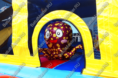 Коммерческий надувной батут "Немо" 8*7*6 м