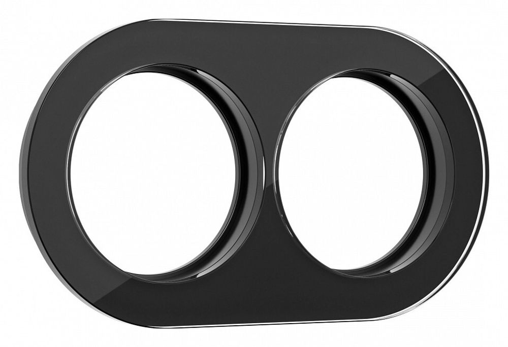 Рамка на 2 поста Werkel черный W0025108