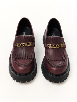 Лоферы retro fringe