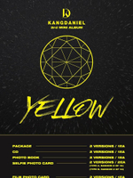 Альбом Kang Daniel - Yellow 3rd Mini Album 2 Version SET
